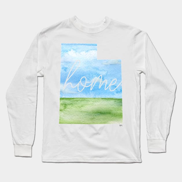 Utah Home State Long Sleeve T-Shirt by RuthMCreative